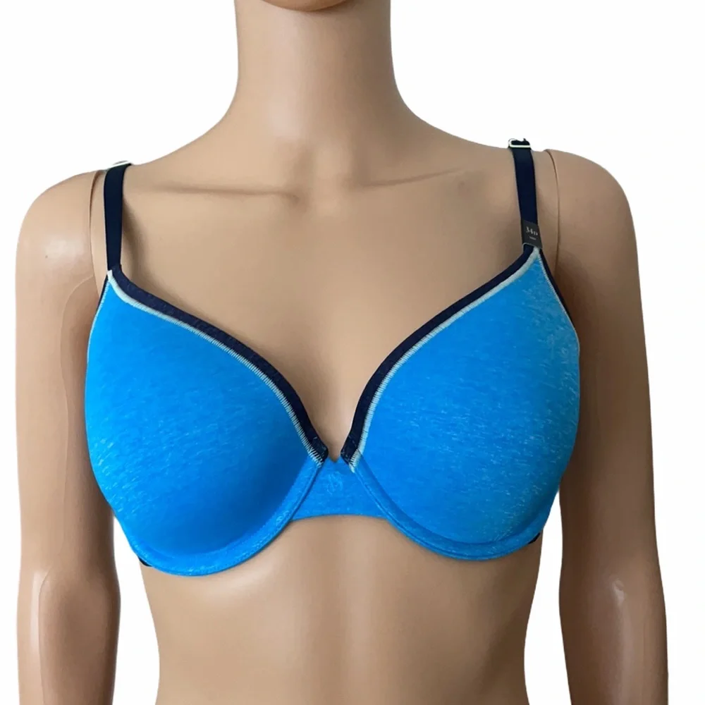 Victoria's Secret Lined Demi Blue Bra Nwt
